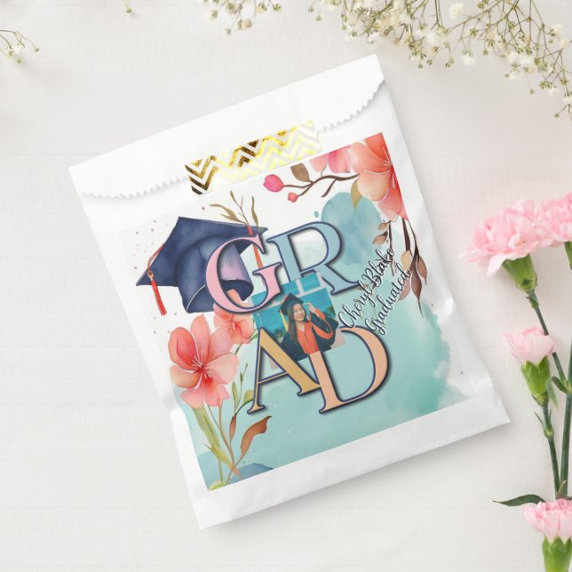 Aquarellbilder-Abschluss Geschenktütchen (Versiegelt)