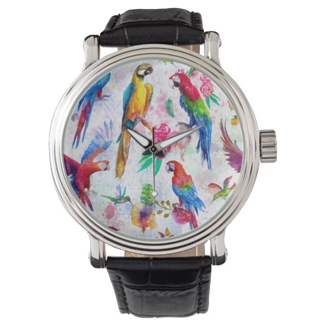 Aquarellbilder Armbanduhr (Vorderseite)