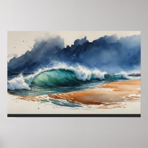 Aquarellbilder Art#4 Poster