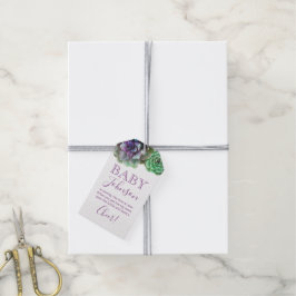 Aquarellbilder | Baby Showmarke Geschenkanhänger