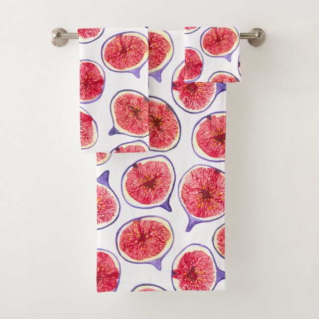 Aquarellbilder Badhandtuch Set (Insitu)