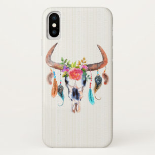 Aquarellbilder - Bull Skull Beige-Stamm title_seo2