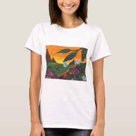 Aquarellbilder Butterfly Fantasy World T-Shirt