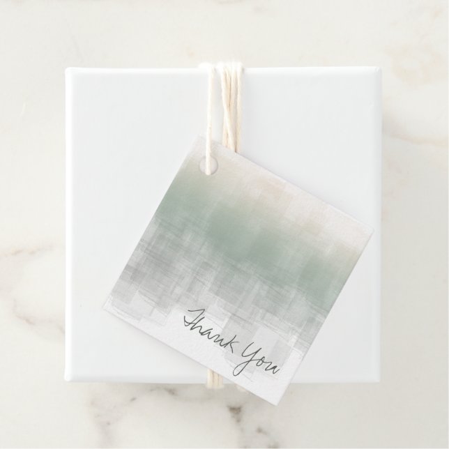 Aquarellbilder Danke Sage ID774 Geschenkanhänger (Beispiel)