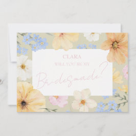 Aquarellbilder Hochzeit von Bridesmade Einladung