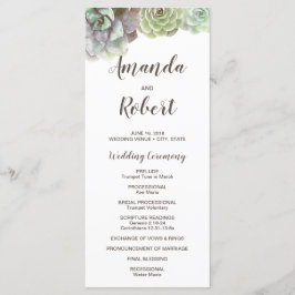 Aquarellbilder | Hochzeitsprogramm Programm