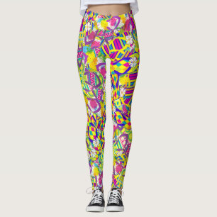 Aquarellbilder, Muster Gedreht Flop Leggings