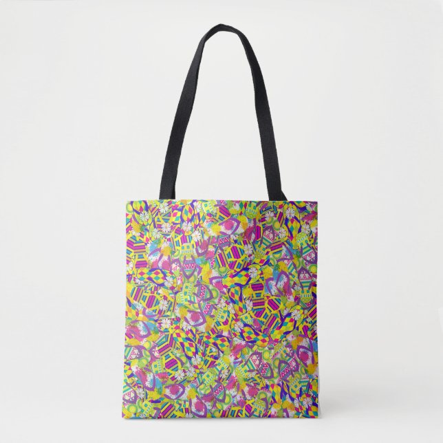 Aquarellbilder, Muster Gedreht Flop Tasche (Vorderseite)