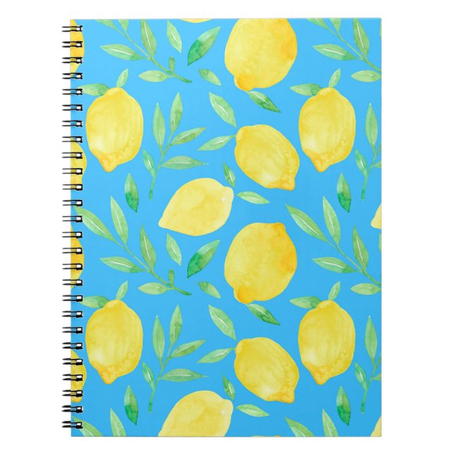 Aquarellbilder - Nahtloses Design Notizblock (Vorderseite)