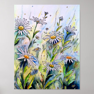Aquarellbilder Poster