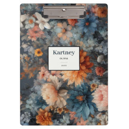 Aquarellbilder rustikal Vintag elegant Klemmbrett