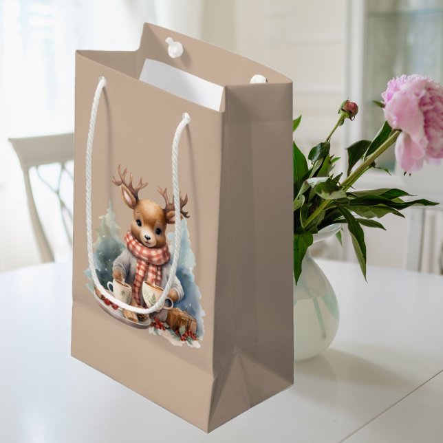 Aquarellbilder rustikale Geschenktasche Kleine Geschenktüte (Von Creator hochgeladen)