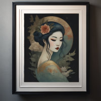 Aquarellbilder Schöne asiatische Malerei