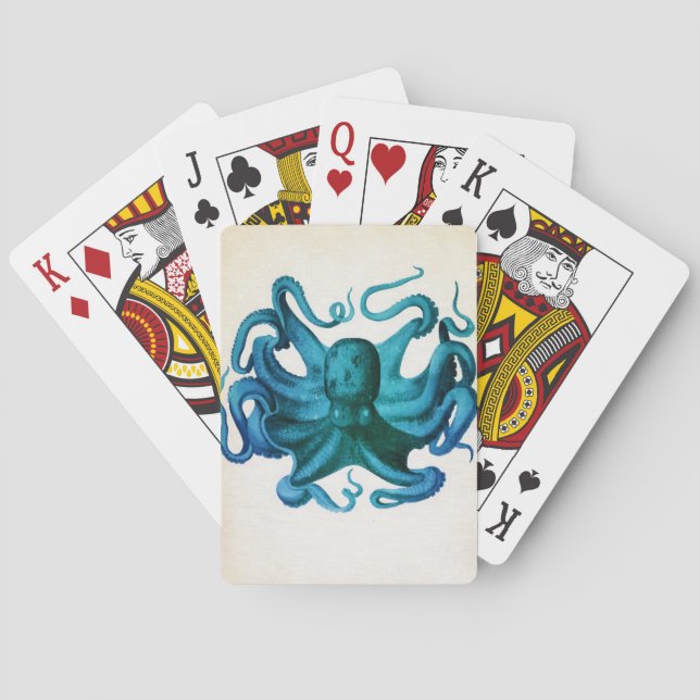 Aquarellbilder Spielkarten (Rückseite)