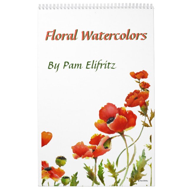 Aquarellbilder von Pam Elifritz Kalender (Titelbild)