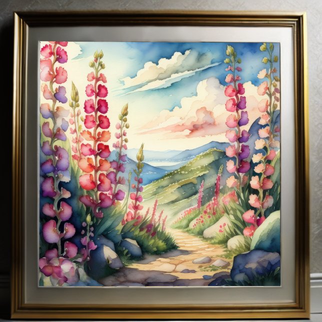Aquarellbilder von Snapdragon Landschaft Poster (Von Creator hochgeladen)
