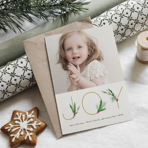 Aquarellbilder Weihnachtsfoto-Karte Feiertagskarte