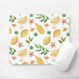 Aquarellbläschen & Popsicles Maus Pad - Sommer Mousepad
