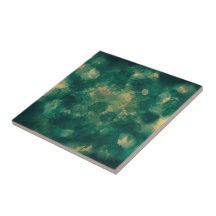 Aquarellblau Gelb Abstrakt