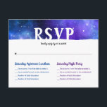 Aquarellblau Lila Galaxy Bat Bar Mitzvah UAWG Ankündigungspostkarte<br><div class="desc">Moderne Aquarellblau und lila uAwg Postkarten, die Sie für Ihr Fledermaus Bar mitzvah Party personalisieren können! Das von Raphaela Wilson illustrierte 2-farbige elegante Galaxiedesign funktioniert auch perfekt für b'not / b'nai mitzvah Feiern. Durch die weitere Anpassung dieser lustigen Bar bat mitzvah rsvp Karten, können Sie zusätzliche Schichten von lebhaften Neon...</div>