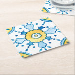 Aquarellblau und gelb marokkanisches Fliesenmuster Rechteckiger Pappuntersetzer<br><div class="desc">Mit unserem marokkanischen Fliesenmuster-Untersetzer können Sie Ihren Zuhause oder Ihrem Büro einen Pop mit Farbe und Stil hinzufügen. Dieser Untersetzer, der in einem zeitlosen marokkanischen Fliesendesign Blau, Gelb und Weiß kombiniert, schützt nicht nur Ihre Oberflächen, sondern bringt auch eine Touch Eleganz in jeden Raum. Egal, ob Sie Gastgeber sind, Ihren...</div>