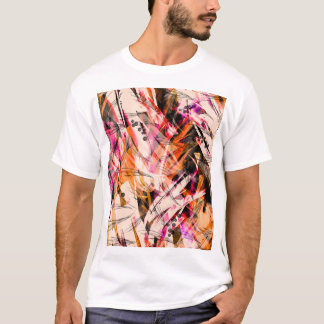 Aquarellblau, Vintager abstrakter Hintergrund. T-Shirt