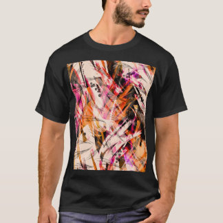 Aquarellblau, Vintager abstrakter Hintergrund. T-Shirt