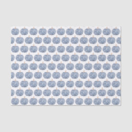 Aquarellblau-weiße Druckpumpen Seidenpapier