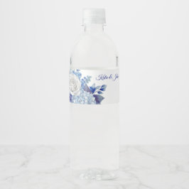 Aquarellblaue Blume Bouquet-Wedding-