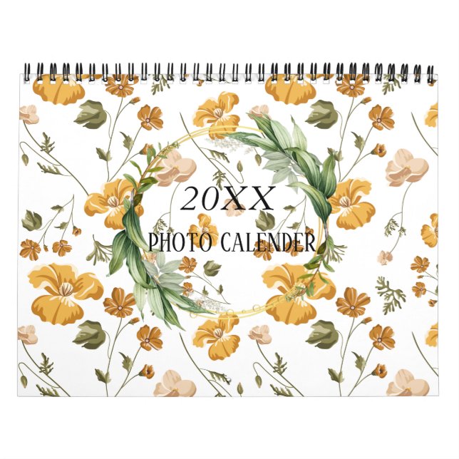 Aquarellblume |12 Foto Kalender mit Anmerkungen Ca (Titelbild)