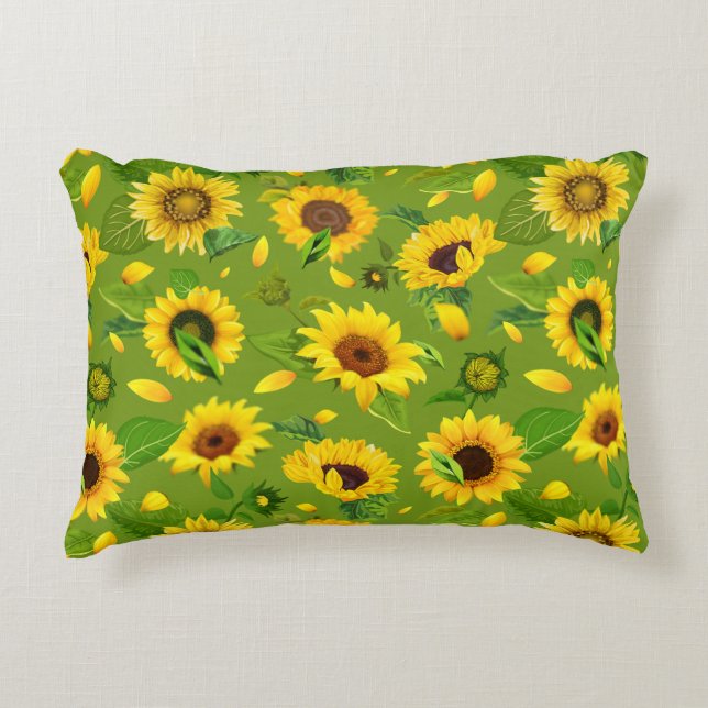 Aquarellblume 4 dekokissen (Vorderseite)