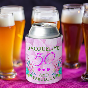 Aquarellblume 50 und fabelhaft dosenkühler