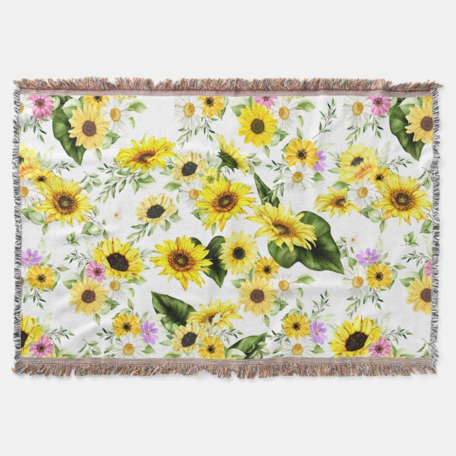 Aquarellblume 7 decke (Vorderseite)
