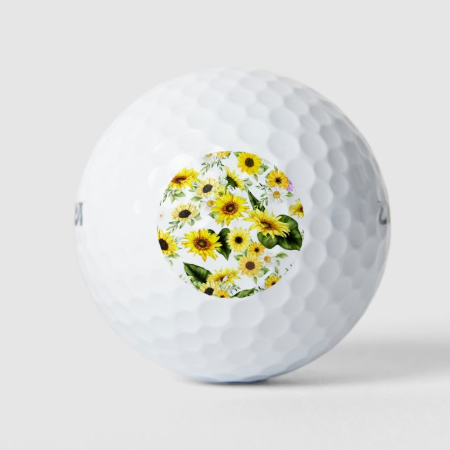 Aquarellblume 7 golfball (Vorderseite)