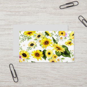 Aquarellblume 7 visitenkarte