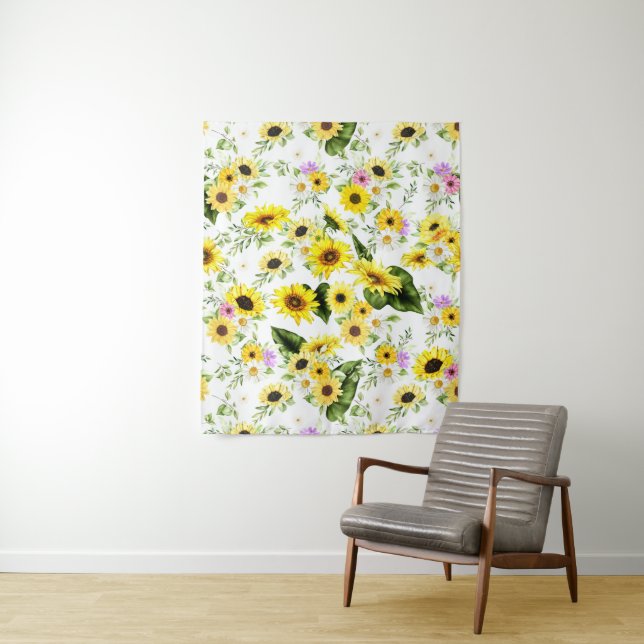 Aquarellblume 7 wandteppich (Beispiel)