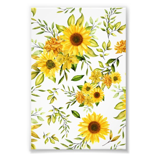 Aquarellblume 8 fotodruck (Vorne)