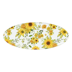 Aquarellblume 8 namenschild