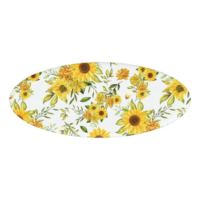Aquarellblume 8 namenschild (Vorderseite)