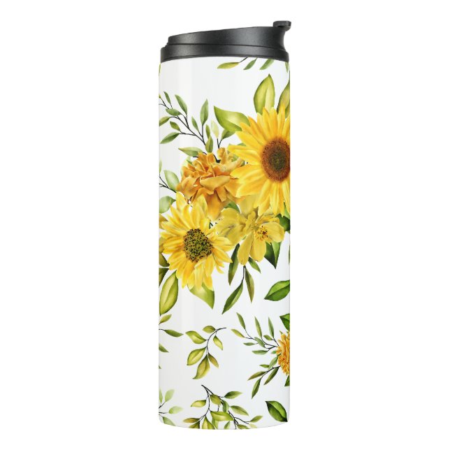 Aquarellblume 8 thermosbecher (Nach links gedreht)