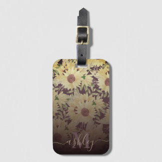 Aquarellblume Gepäckanhänger