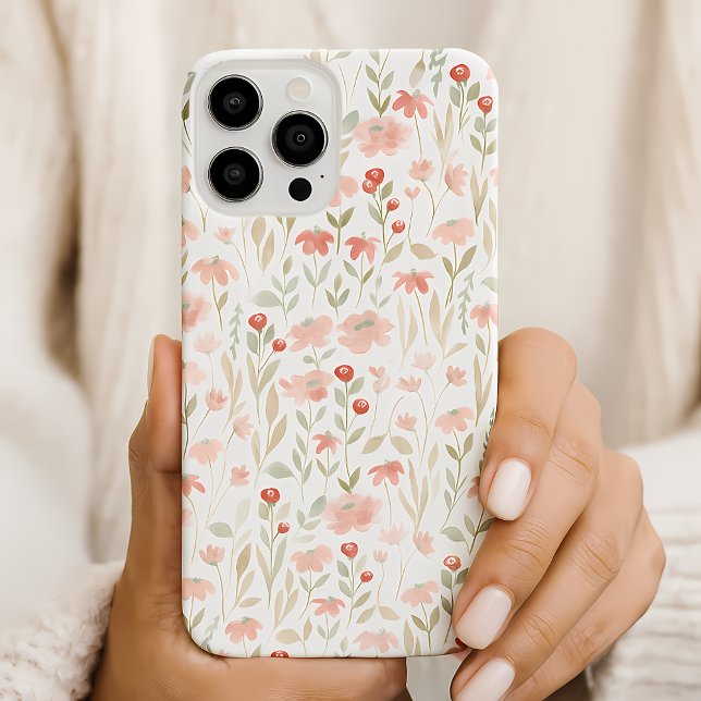 Aquarellblume iPhone 16 Pro Hülle (Watercolor Floral Case-Mate iPhone Case)