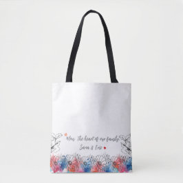 Aquarellblume Modernes Geschenk für Mama mit Zitat Tasche