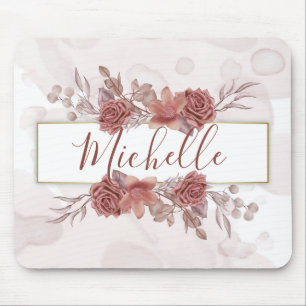 Aquarellblume Mousepad