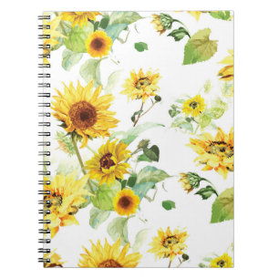 Aquarellblume Notizblock