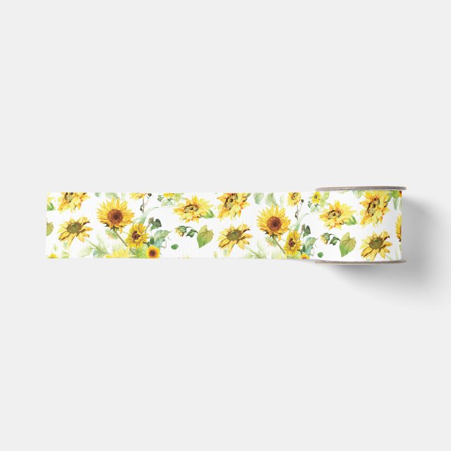 Aquarellblume Ripsband (Vorderseite)