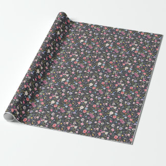 Aquarellblume: sanftes Sommermuster. Geschenkpapier