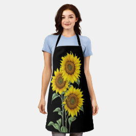 Aquarellblume Schürze