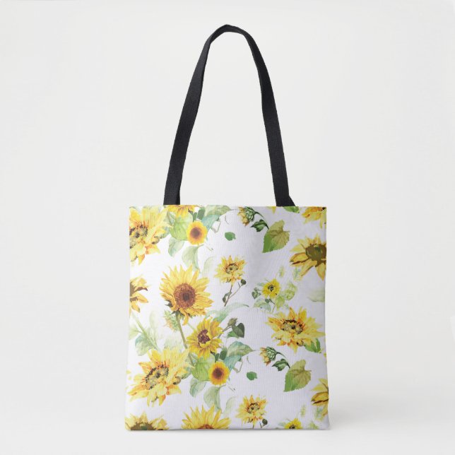 Aquarellblume Tasche (Vorderseite)