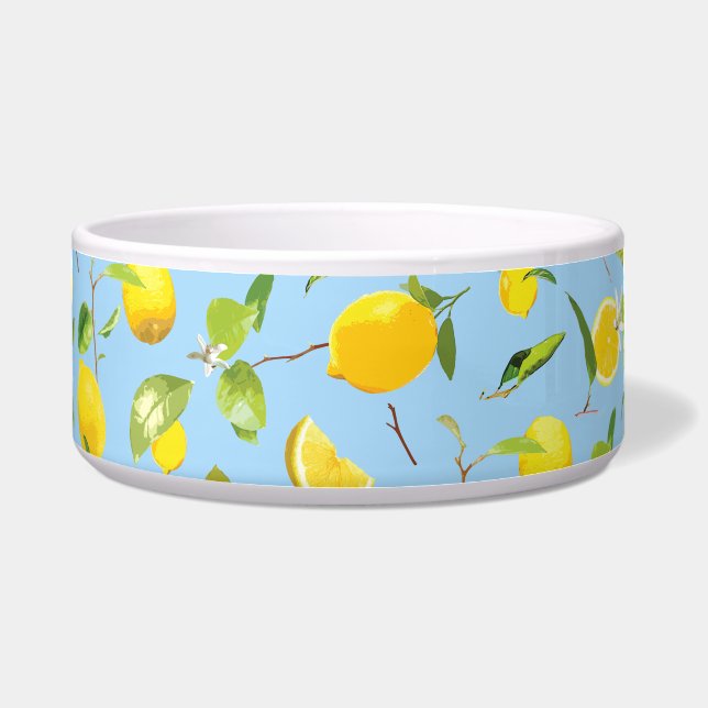 Aquarellblume und Blätter 3 Napf (Vorderseite)